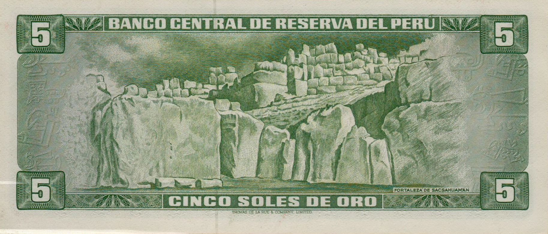 Peru 5 1968 UNC P-92